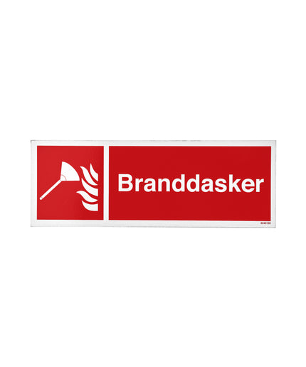 Skilt branddasker